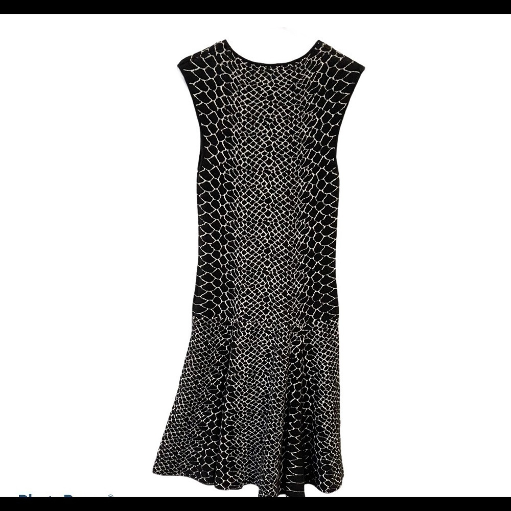 SAM EDELMAN Selby Jacquard Fit And Flare Dress - Picture 9 of 9